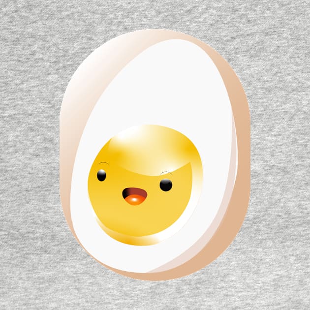 Happy boiled egg face by satyam012